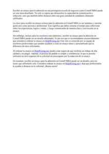 guia para escribir ensayos de admision a mba